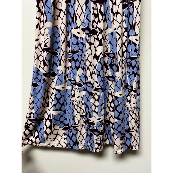 MODCLOTH Faux Wrap Giraffe Print Midi Dress, Sz S - Picture 6 of 11